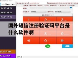 国外短信注册验证码平台是什么软件啊的简单介绍