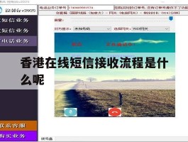 香港在线短信接收流程是什么呢